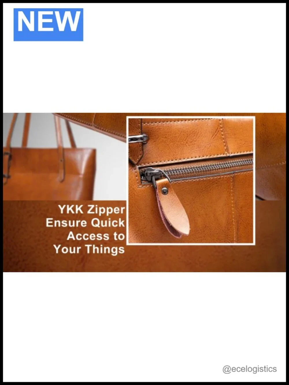 Genuine Leather Tote Handbag Large Capacity Adjustable Straps Work Office